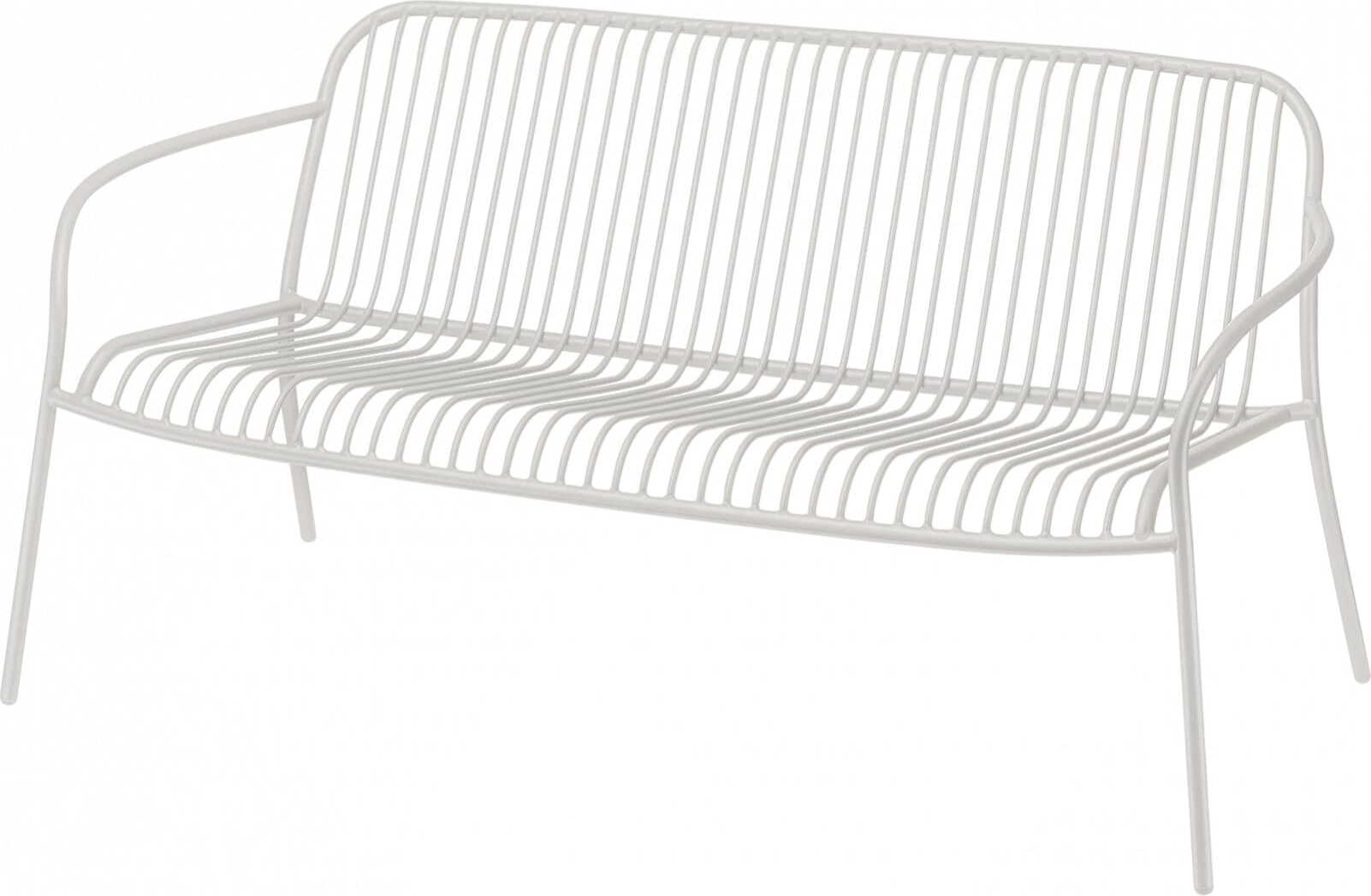 Yua Wire Gartensofa hellgrau