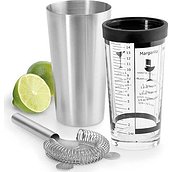 Lounge Boston shaker with strainer silver