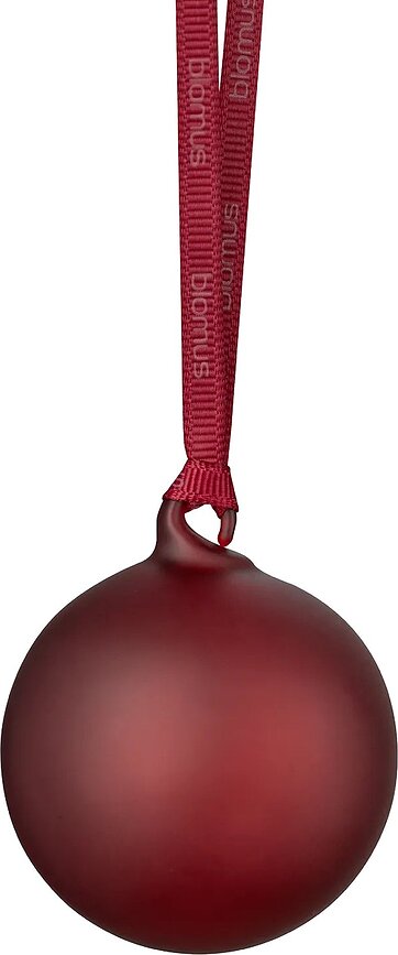 Kalėdiniai burbulai Juhla, bordo, 4 vnt.