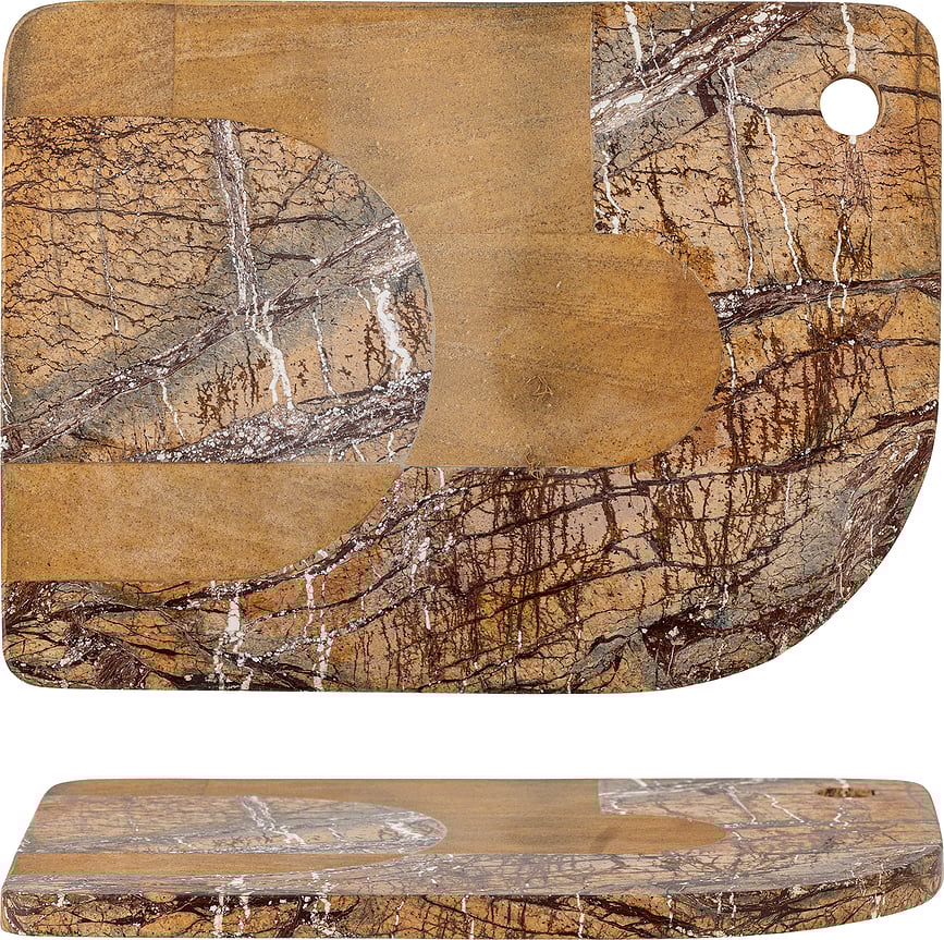 Abrianna Daska za rezanje 22 x 30 cm mramorna