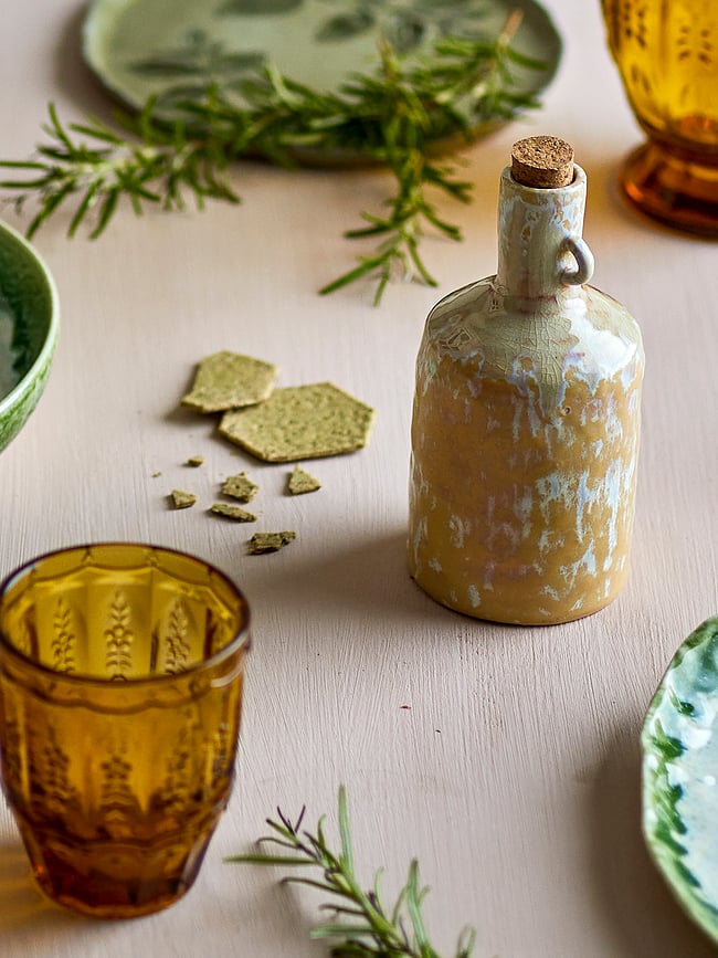 Dosificador de aceite Yuma, 425 ml, verde y amarillo