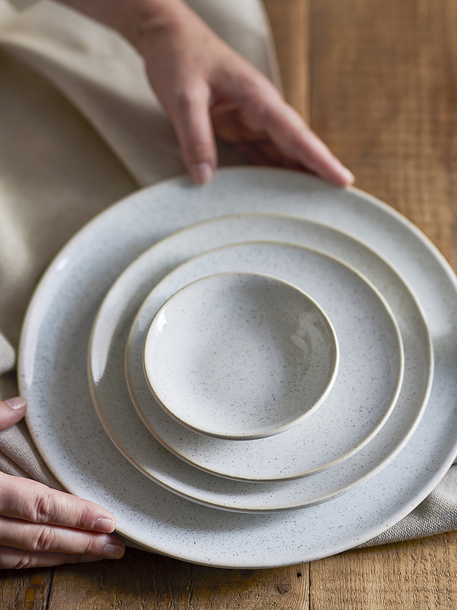 Addison Assiette Plate 26,5 cm, blanche