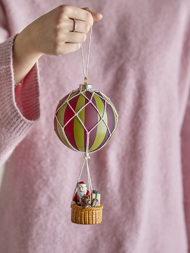 Adorno de Navidad Hettie, diseño Papá Noel