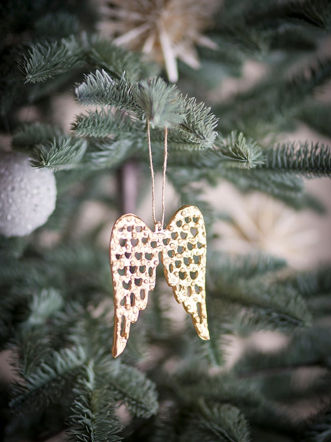 Adorno Navideño alas de ángel Angelie