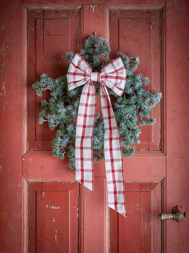 Adorno Navideño Ruby, lazo, rojo