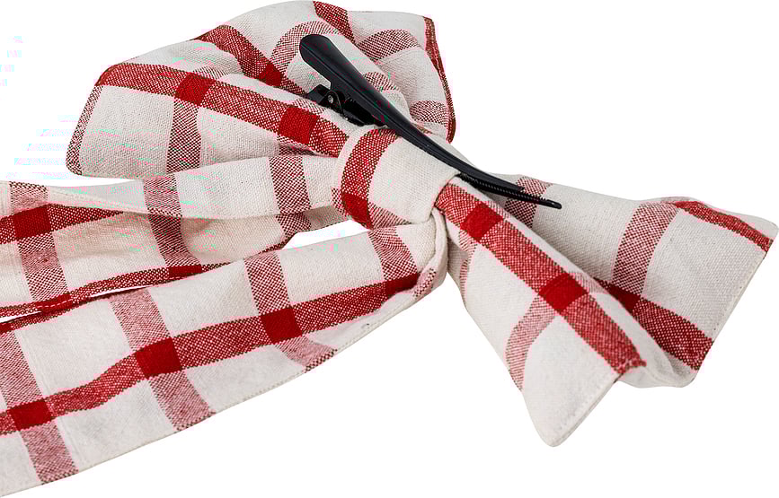 Adorno Navideño Ruby, lazo, rojo