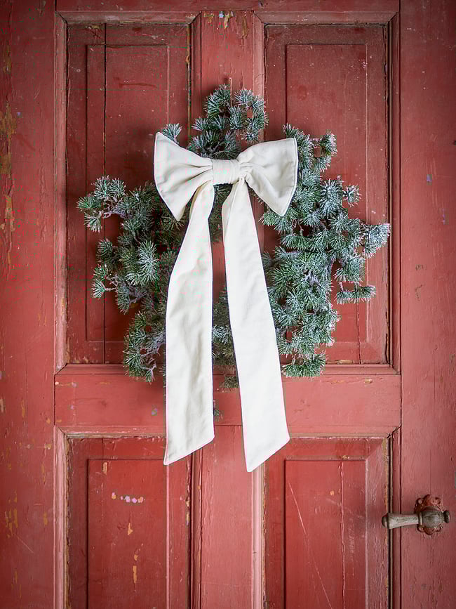 Adorno Navideño Ruby, lazo, rojo