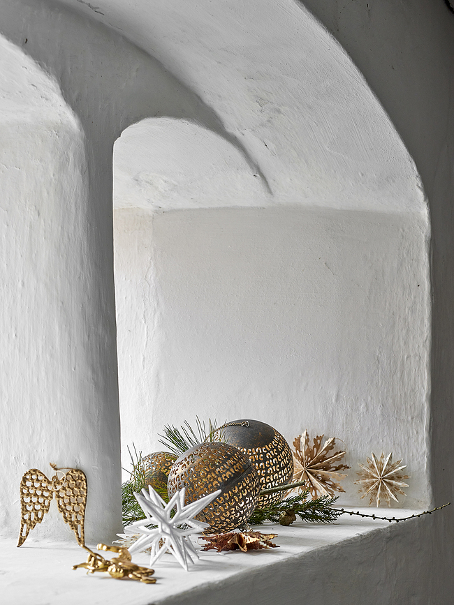 Adornos navideños Star, 10 cm, 9 unidades