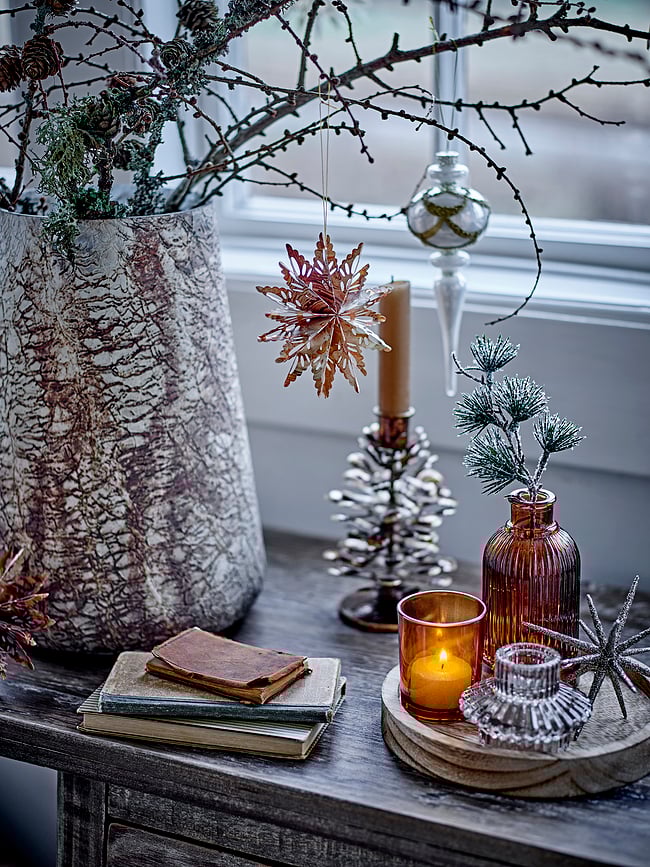 Adornos navideños Star, 10 cm, 9 unidades