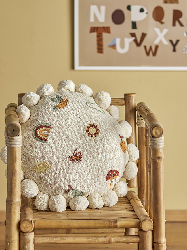 Agnes Jastuk dekorativni okrugli 40 cm bež