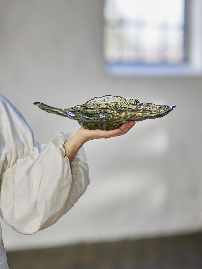 Aiku Decorative Bowl 38 cm, green