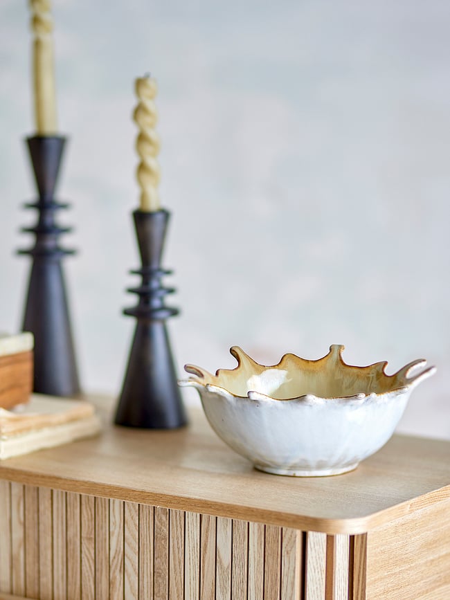 Alcott Dekorativna posoda, 900 ml, belo-rumena