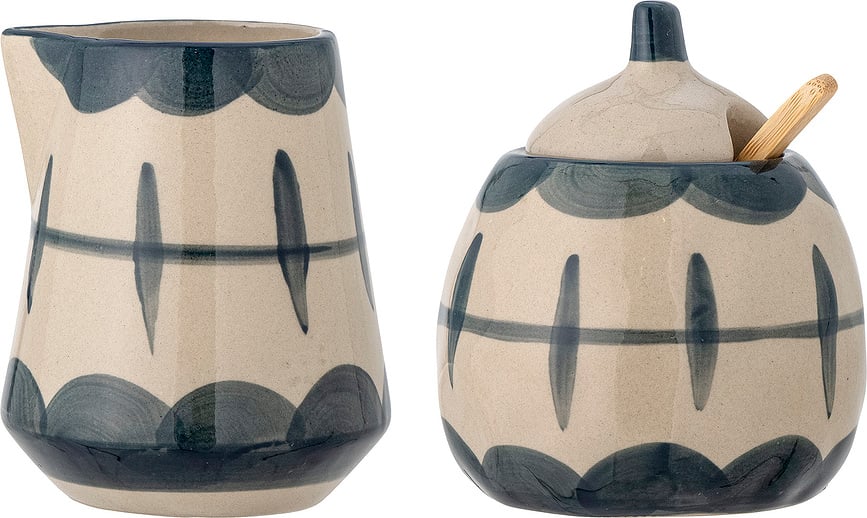 Allium Set šećernica i mliječnik sa žličicom 3-dijelni set