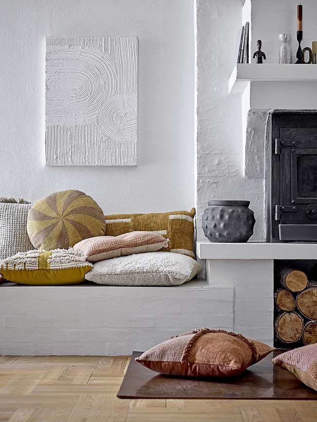 Alloa Μαξιλάρι διακοσμητικό, 45 cm, μουσταρδί