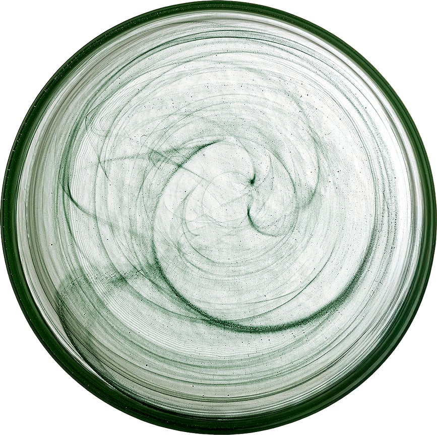 Amelie Dekoschale 27 cm, grün