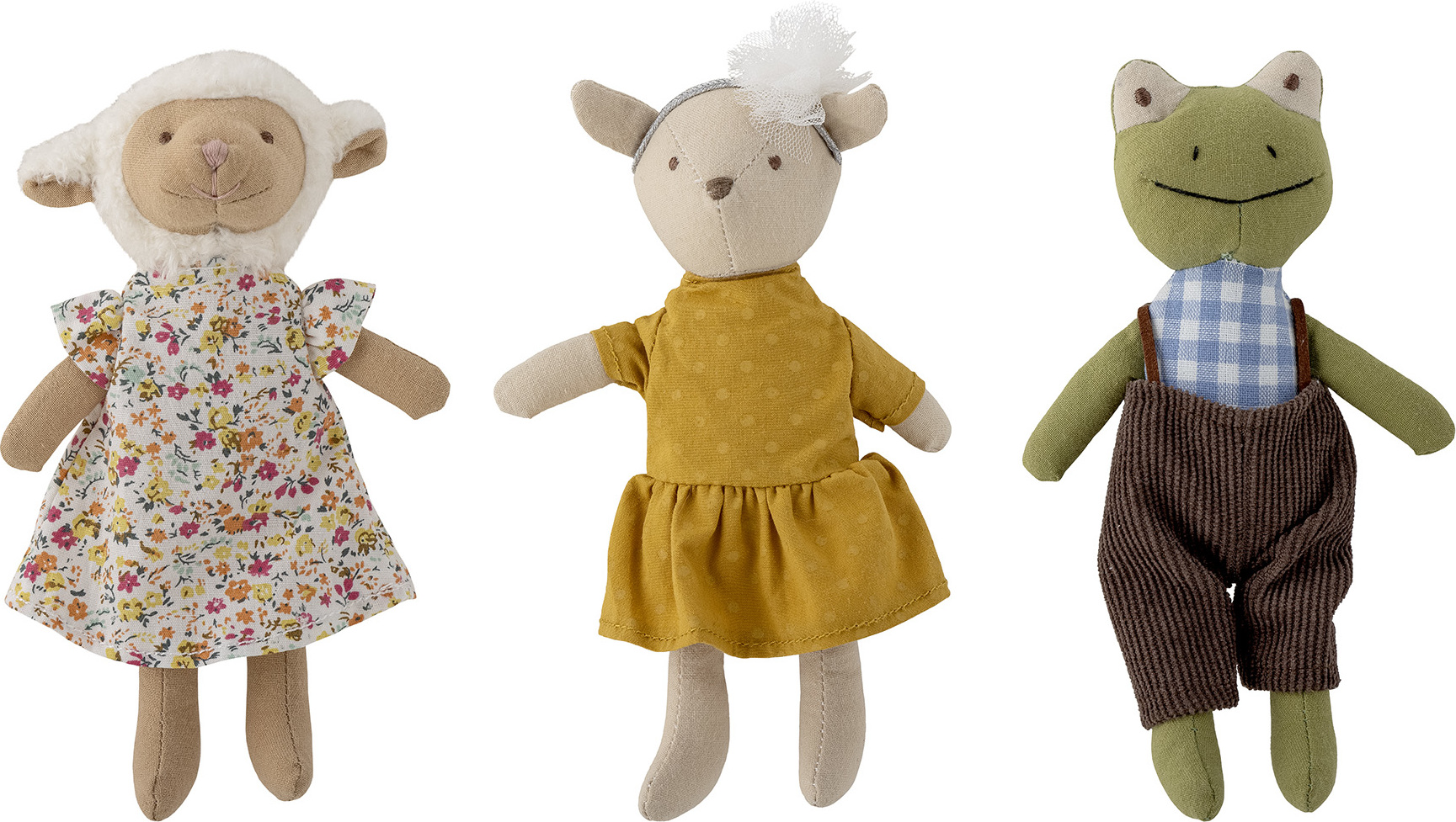 Animal friends Kuscheltiere Lamm, Kaninchen und Frosch 3 St.