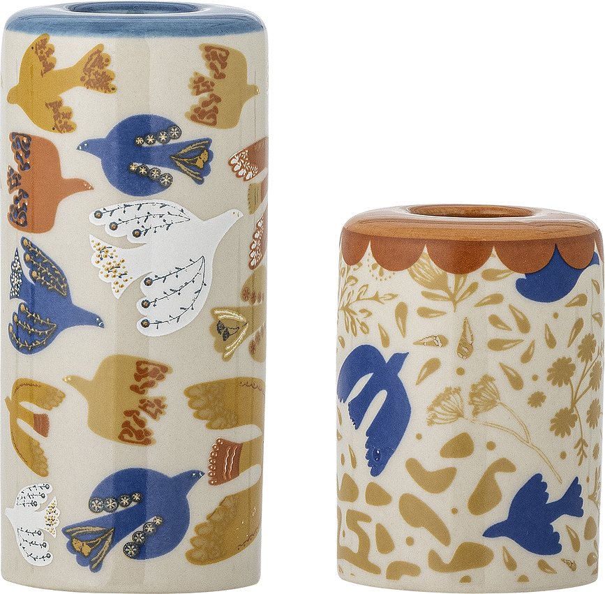 Anniversary Bougeoirs pour bougies classiques, bronze, Lot de 2