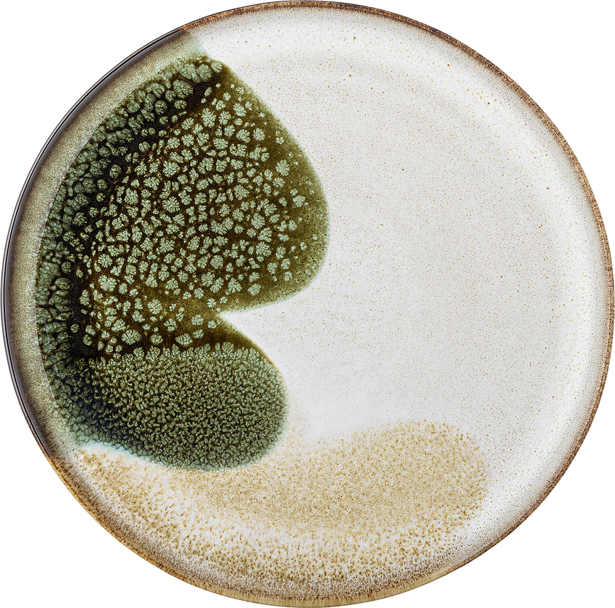 Assiette Jules 28,5 cm, verte