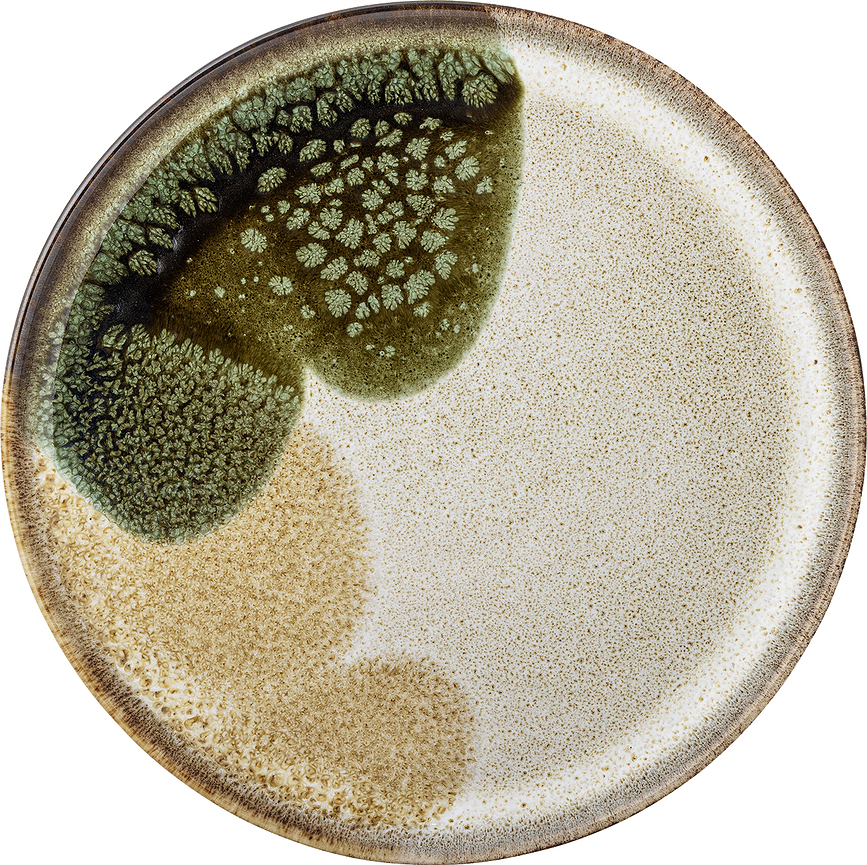 Assiette Jules, verte