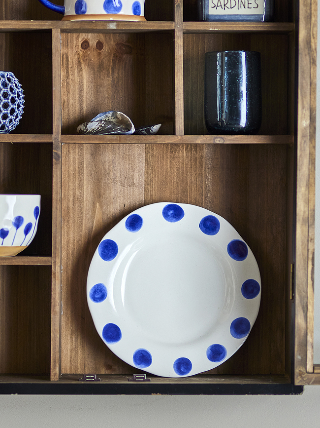 Assiettes à déjeuner Linora 22 cm, vertes, lot de 3