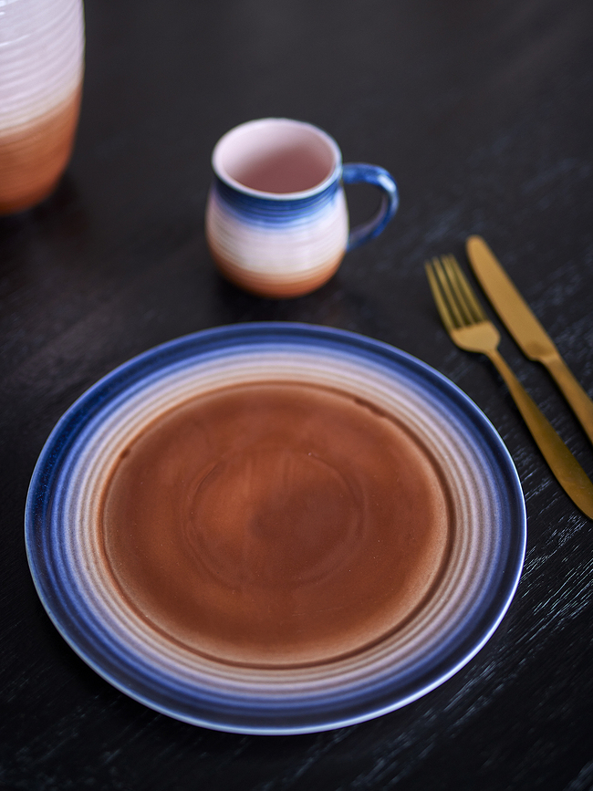 Assiettes plates Tatum 27 cm, lot de 4