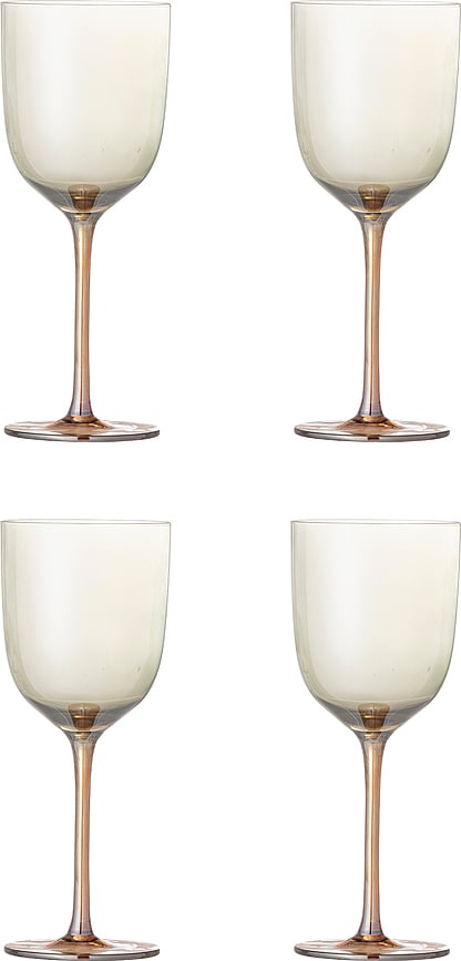 Aston Čaše za vino 350 ml smeđe 4 kom.