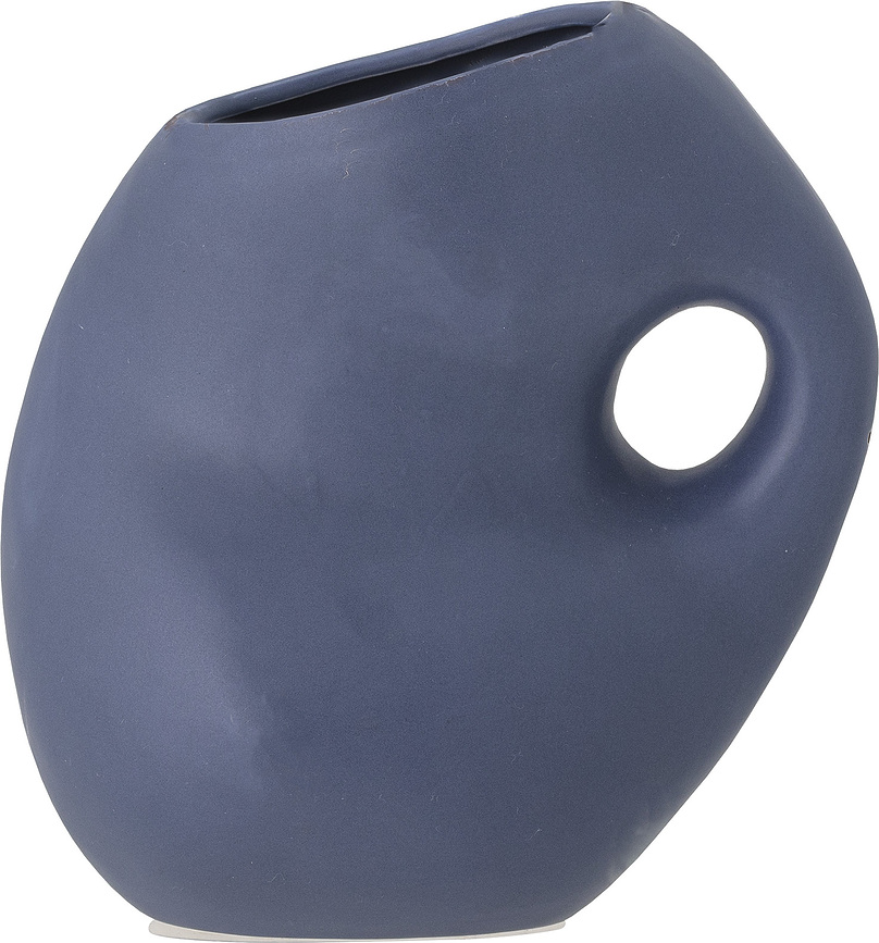 Asya Vase 16 cm blau