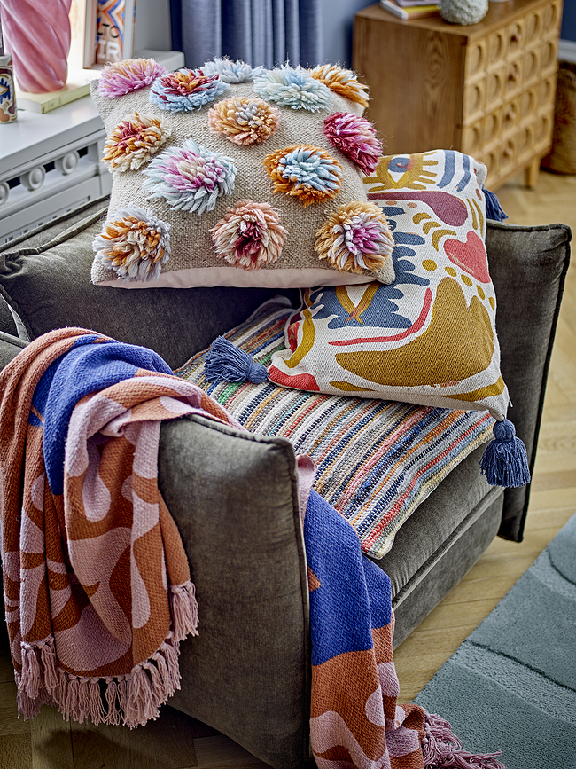 Atle Κουβέρτα με κρόσσια, 130 x 160 εκ