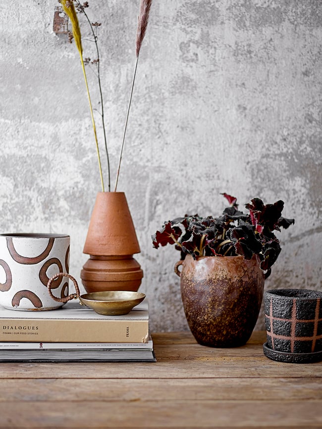 Avo Teglica s uzorkom krugova 12 cm bijela