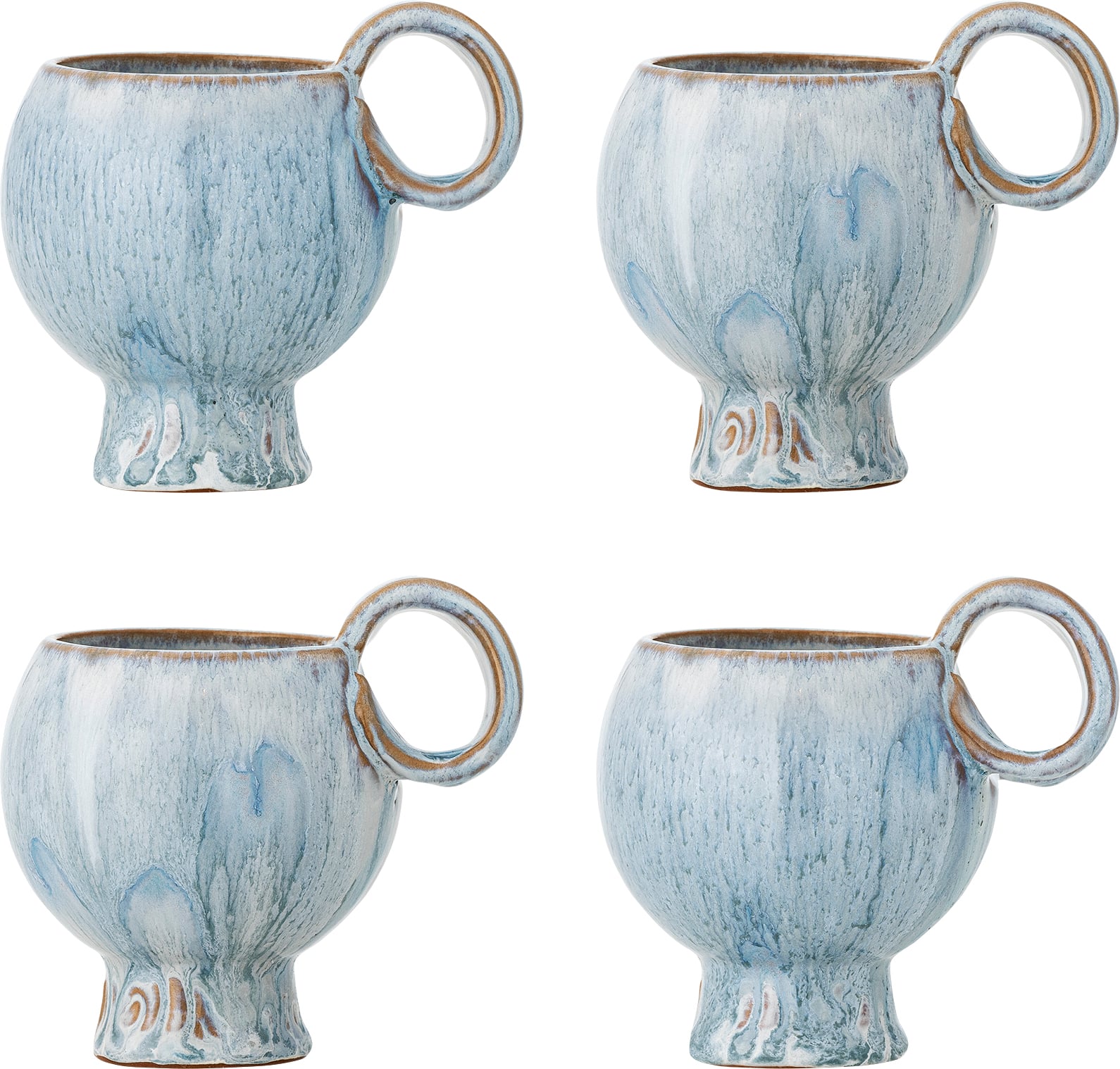 Avonlea Tassen, 250 ml, blau, 4 St.