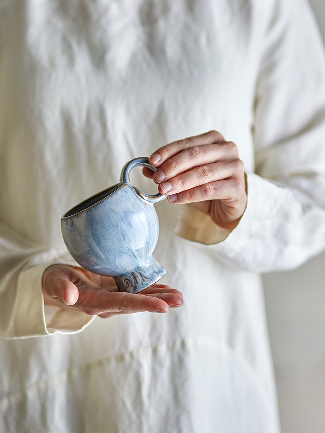 Avonlea Tasses 250 ml, bleues, Lot de 4