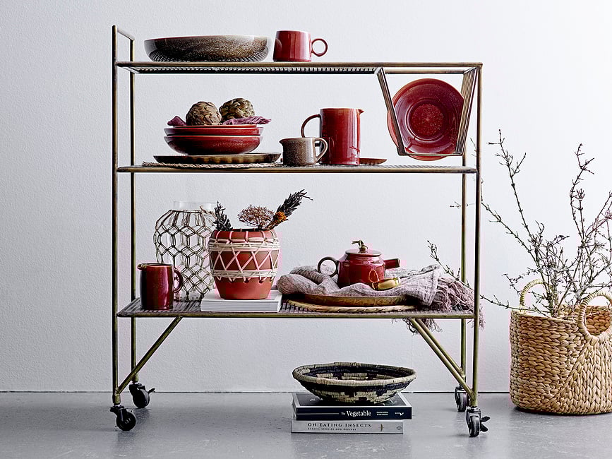 Bajo Plato de jacinto de agua Ydun, 35 cm