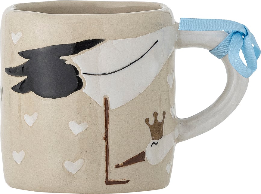 Bambino Šalica 225 ml u poklon kutiji s ružičastom i plavom vrpcom