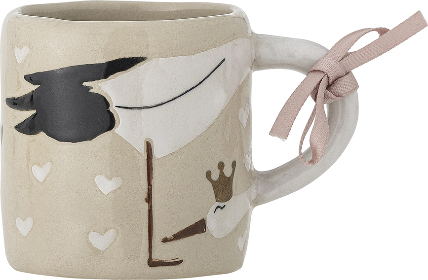 Bambino Tasse 225 ml, avec ruban rose et bleu, dans coffret cadeau