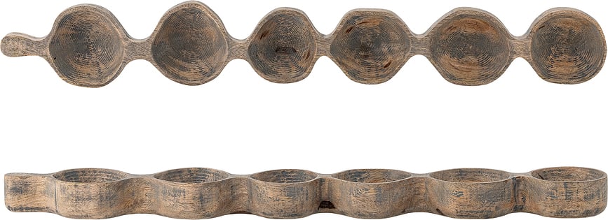 Bandeja de madera de mango Marcelle, 60 cm