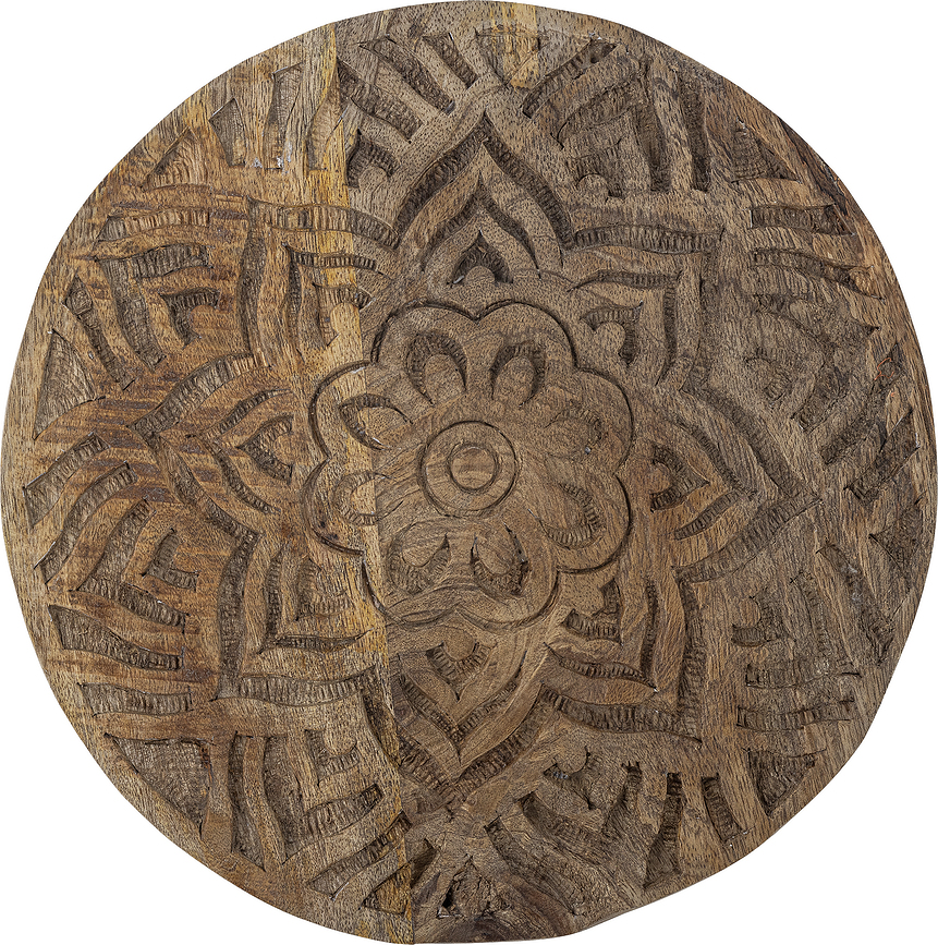 Bandeja decorativa de madera de mango Ragusa, 29 cm