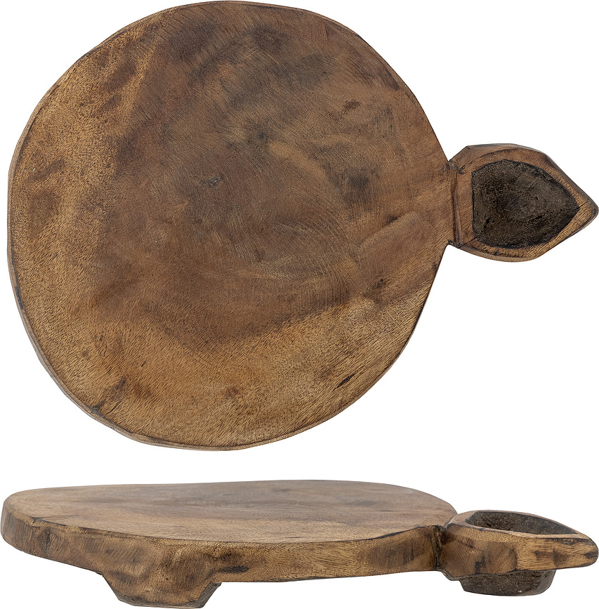 Bandeja reciclada Tara, 25,5 cm, decorativa