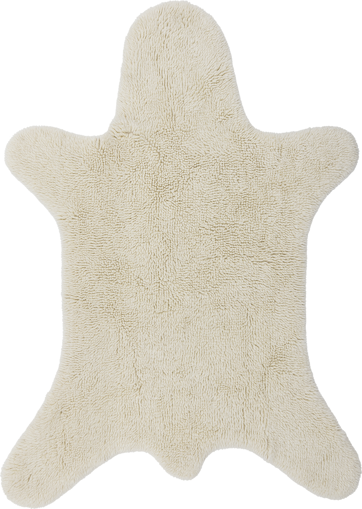 Bear Teppich 200 cm, weiß