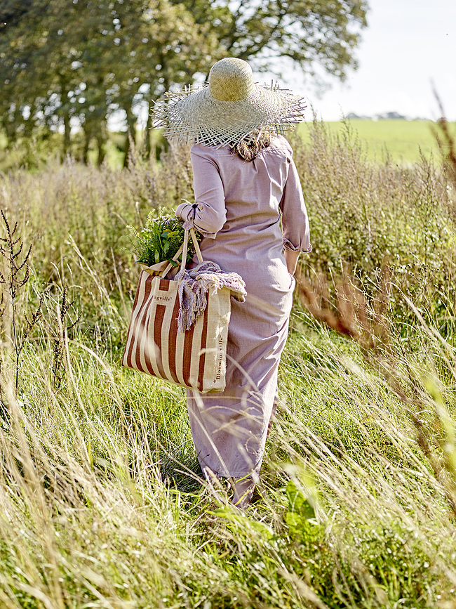 Bergamo Sac de Courses en jute, noir