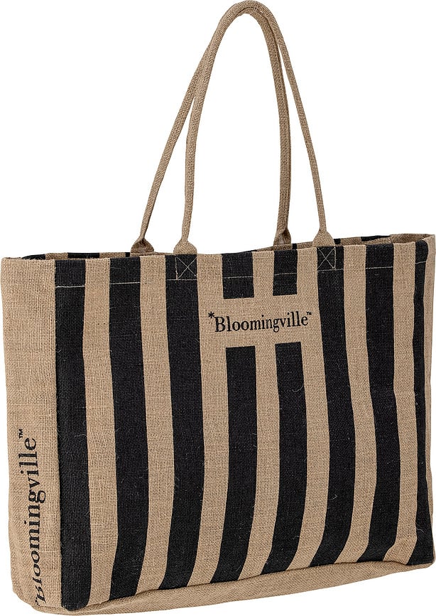 Bergamo Torba za kupovinu crna jutena