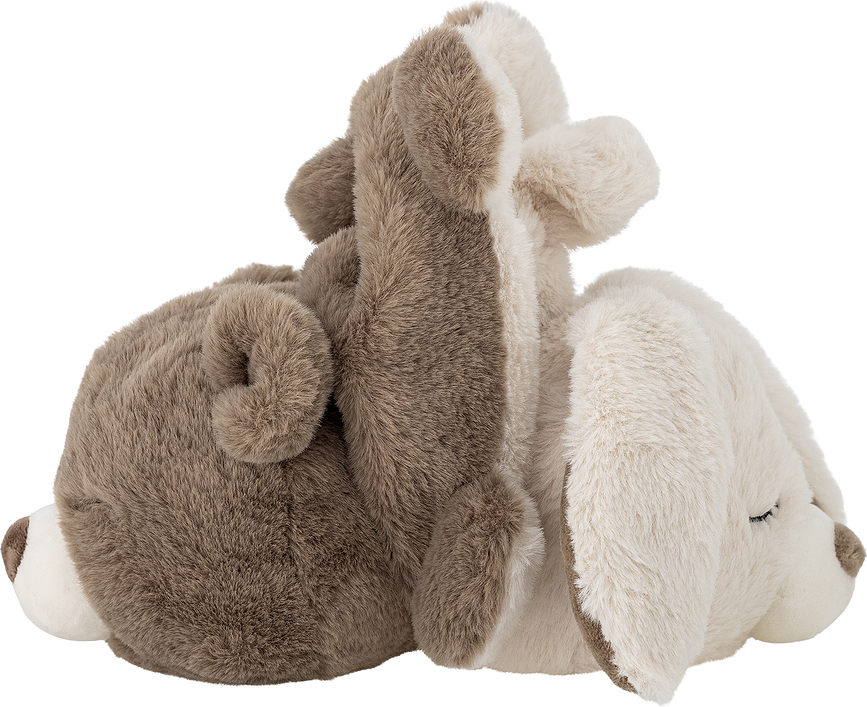 Berta Peluche réversible, marron-beige