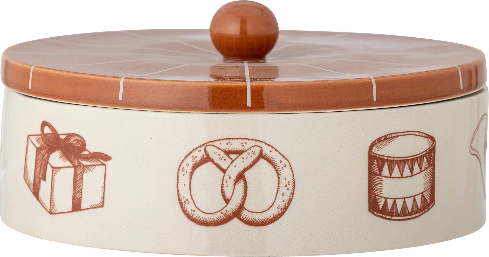Beth Vorratsdose mit Deckel 2,4 l, braun