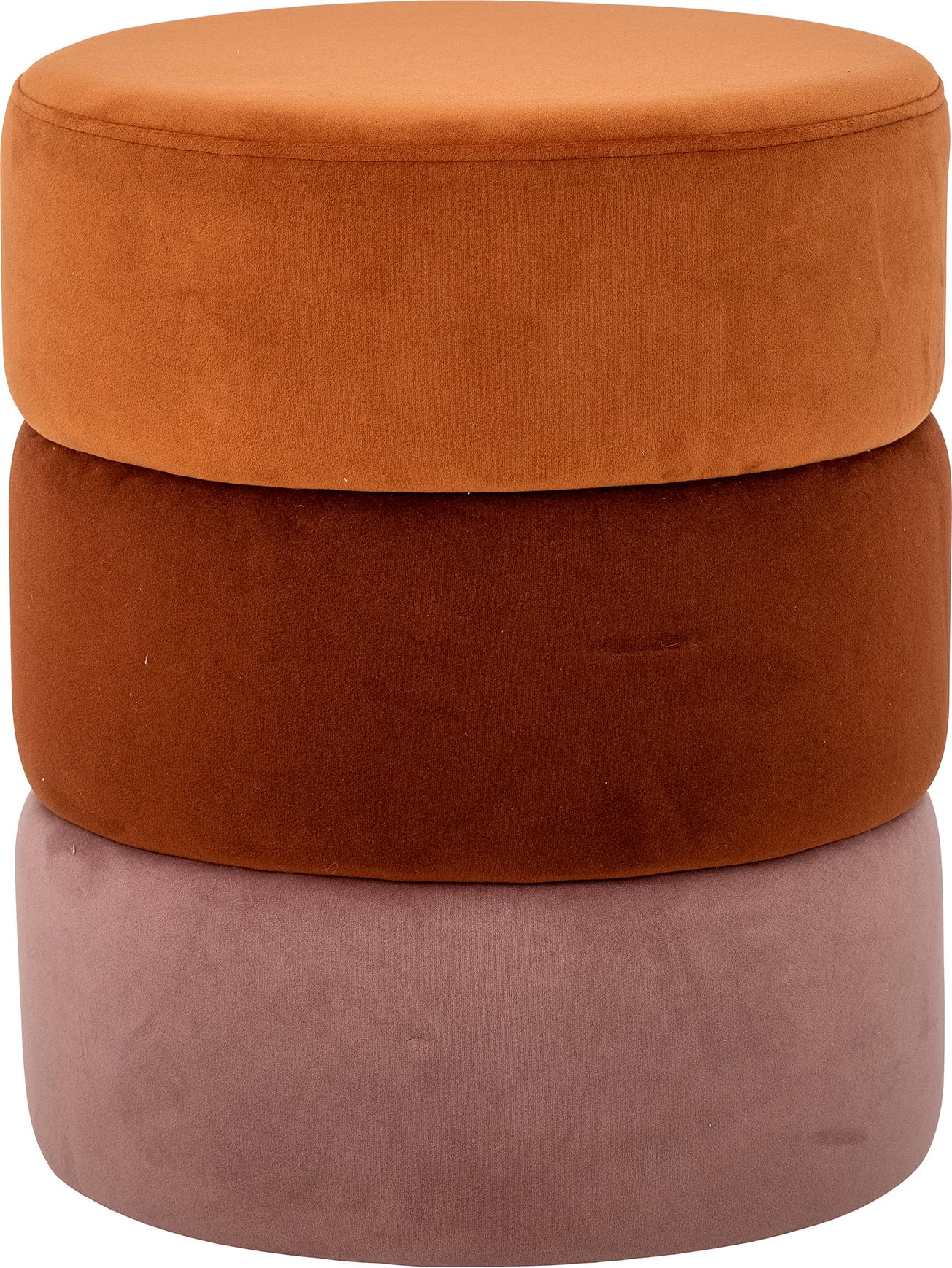 Bilbao Pouf 45 cm orange-rosa