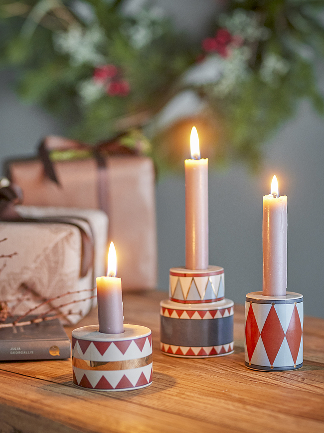 Bitja Bougeoirs de Noël, Lot de 3