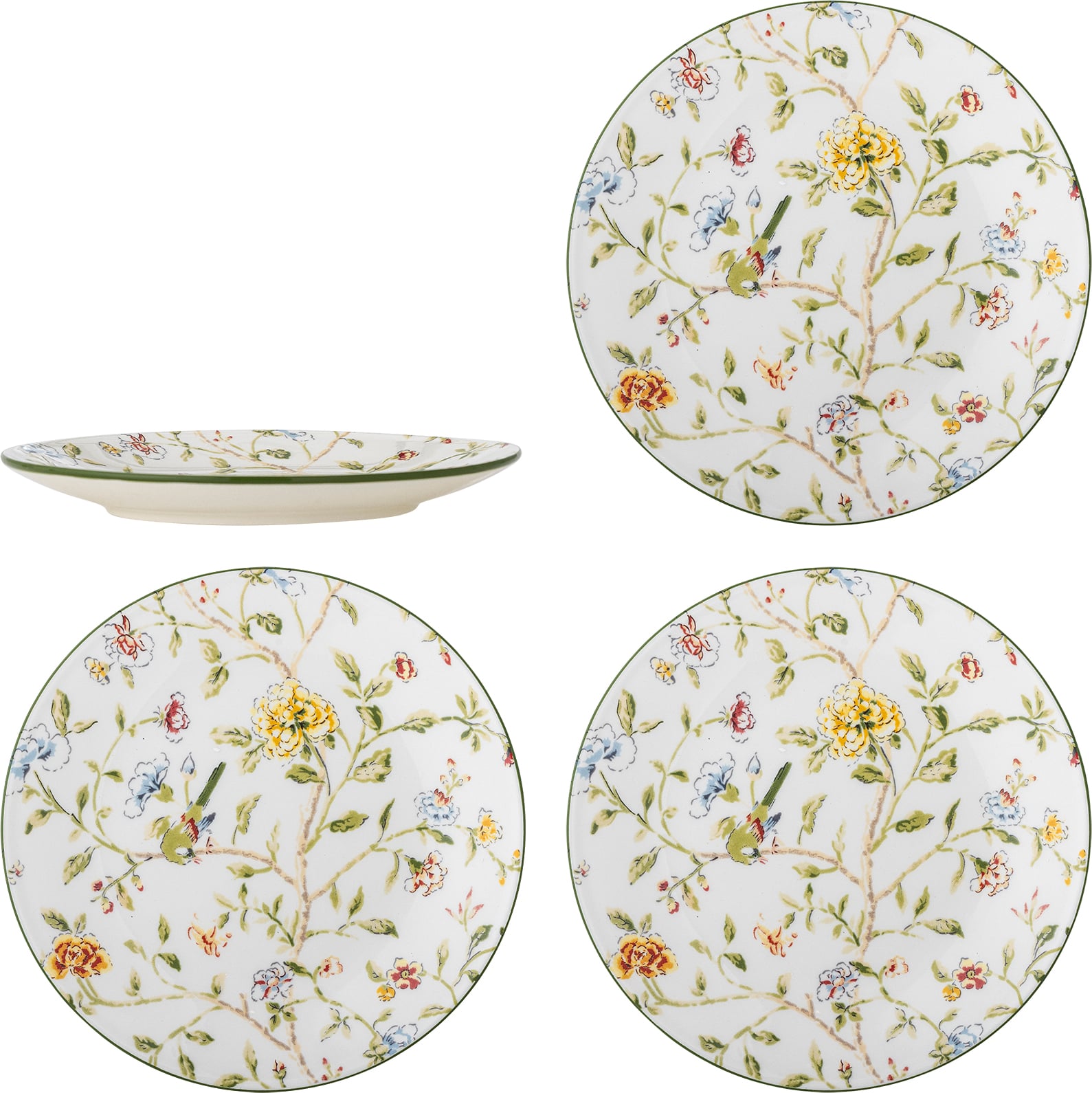 Bloomie Frühstücksteller 20,5 cm, 4 St.