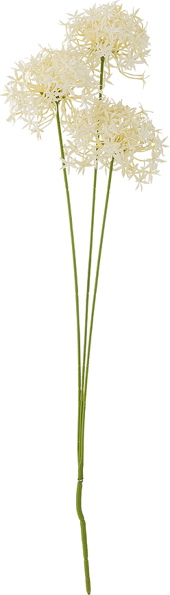 Bloomingville Allium Artificiel décoratif, blanc, triple