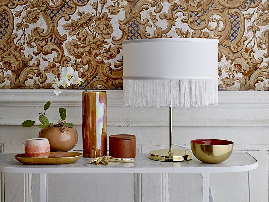 Bloomingville Βάζο, 25 cm, ιριδίζον, καφέ