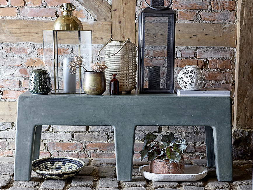 Bloomingville Bougie, 10 cm, noire