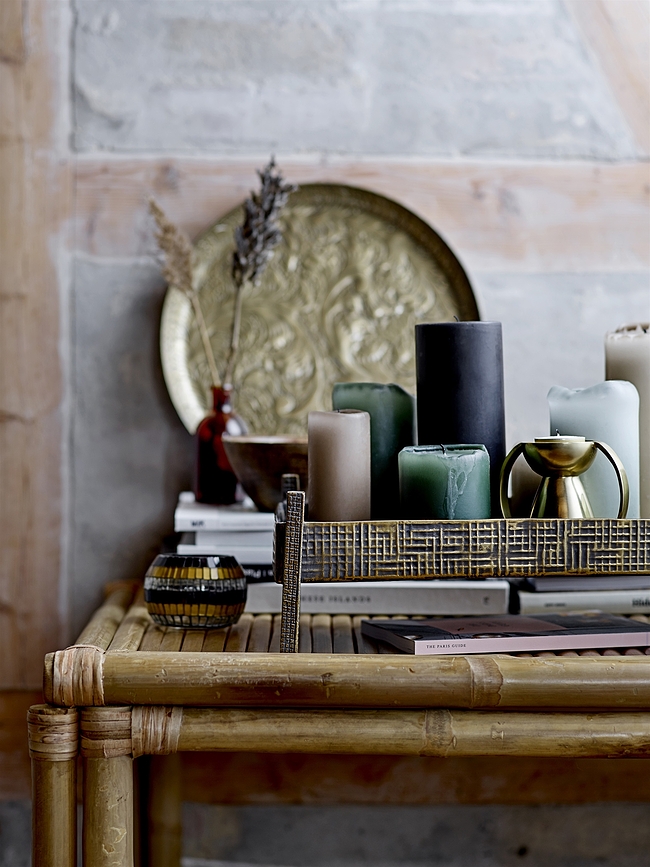 Bloomingville Bougie, 10 cm, noire