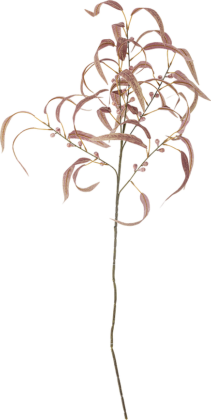 Bloomingville Branche Artificielle eucalyptus, 100 cm, rouge